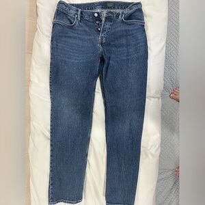All Saints Dark Blue Straight Jeans